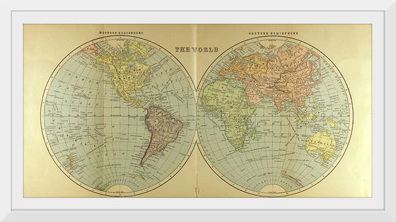 "Map of the World (1894)" Dodd, Mead and Company