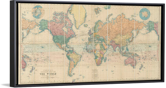 "Stanford's Library Map of the World on Mercator's Projection"