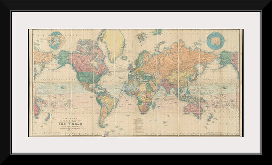 "Stanford's Library Map of the World on Mercator's Projection"