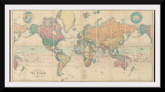 "Stanford's Library Map of the World on Mercator's Projection"