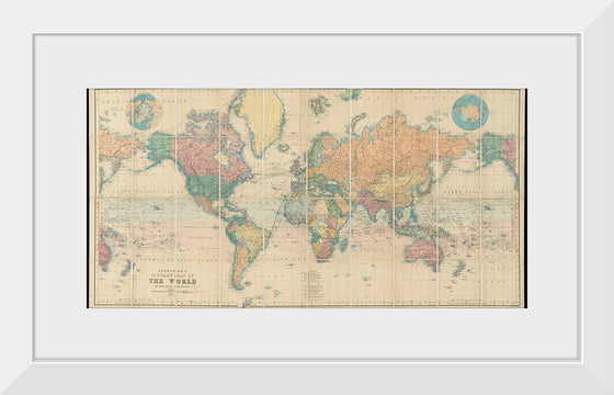 "Stanford's Library Map of the World on Mercator's Projection"