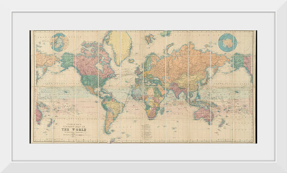 "Stanford's Library Map of the World on Mercator's Projection"