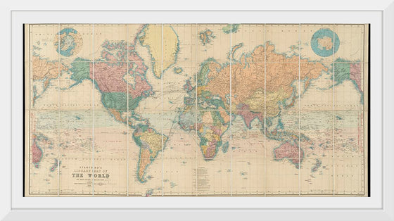 "Stanford's Library Map of the World on Mercator's Projection"