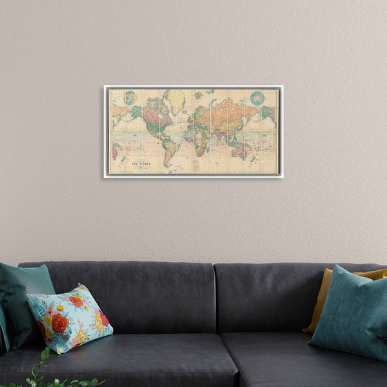 "Stanford's Library Map of the World on Mercator's Projection"