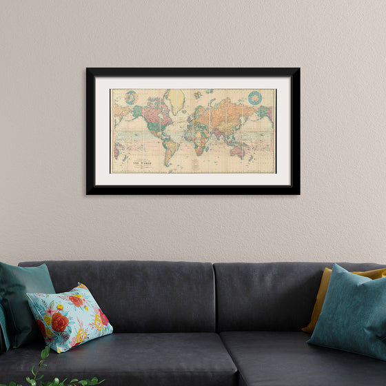 "Stanford's Library Map of the World on Mercator's Projection"