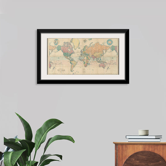 "Stanford's Library Map of the World on Mercator's Projection"