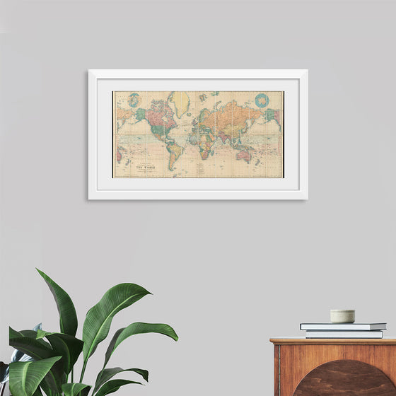 "Stanford's Library Map of the World on Mercator's Projection"