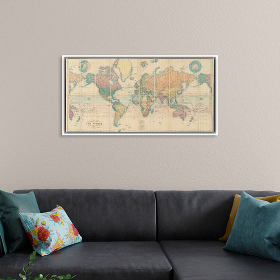 "Stanford's Library Map of the World on Mercator's Projection"