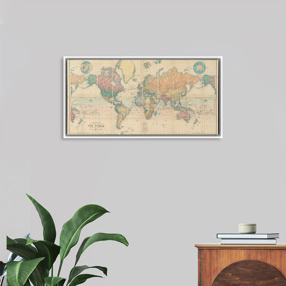 "Stanford's Library Map of the World on Mercator's Projection"