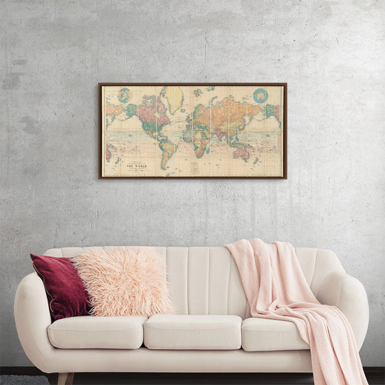 "Stanford's Library Map of the World on Mercator's Projection"