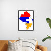 "Flag-map of Artsakh", Apmahnto