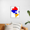 "Flag-map of Artsakh", Apmahnto