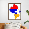 "Flag-map of Artsakh", Apmahnto