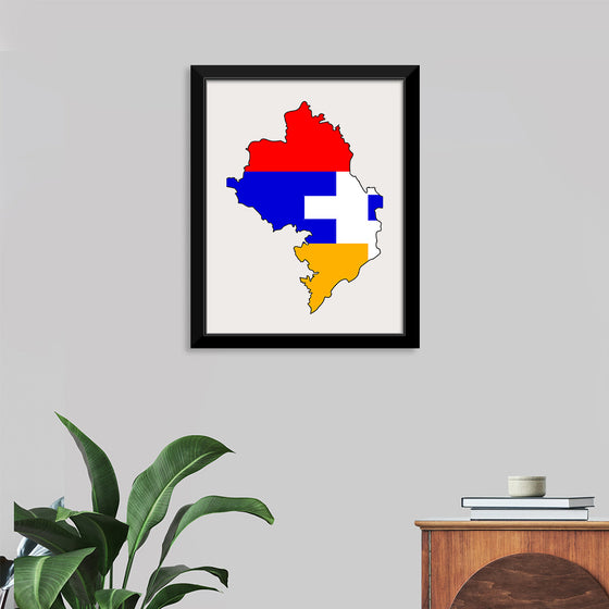 "Flag-map of Artsakh", Apmahnto