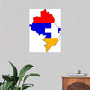 "Flag-map of Artsakh", Apmahnto