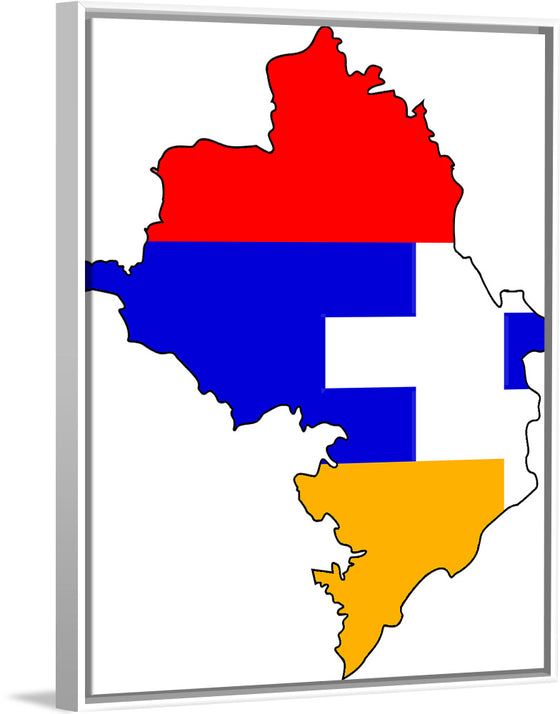 "Flag-map of Artsakh", Apmahnto