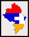 "Flag-map of Artsakh", Apmahnto