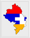 "Flag-map of Artsakh", Apmahnto