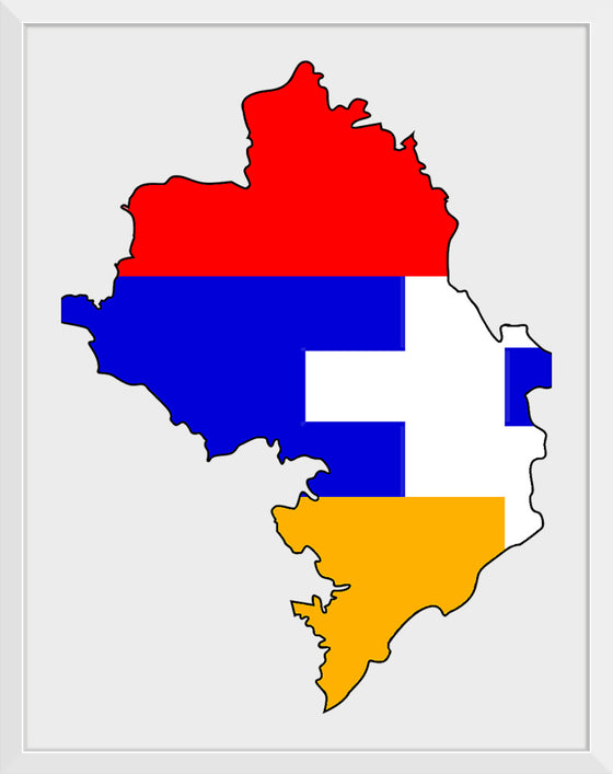 "Flag-map of Artsakh", Apmahnto