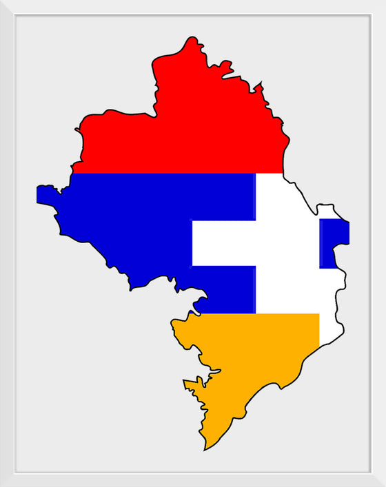 "Flag-map of Artsakh", Apmahnto