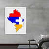 "Flag-map of Artsakh", Apmahnto