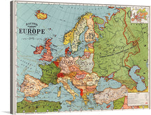  This beautiful print of Bacon’s Standard Map of Europe is a must-have for any history or geography enthusiast. The map is a colorful and detailed depiction of Europe in the early 20th century, making it a perfect addition to any home or office.