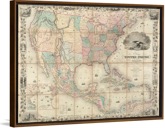 "Map of the United States of America"