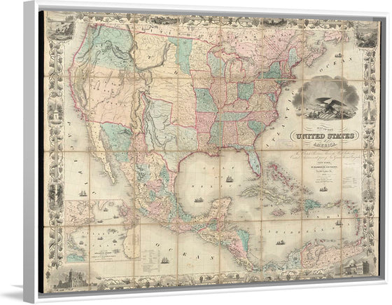 "Map of the United States of America"