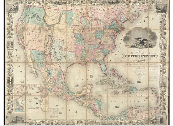 "Map of the United States of America"