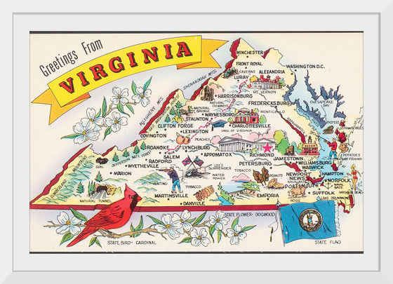 "Greetings from Virginia"