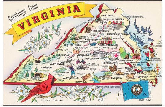 "Greetings from Virginia"