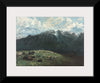 "Panoramic View of the Alps, Les Dents du Midi", Gustave Courbet