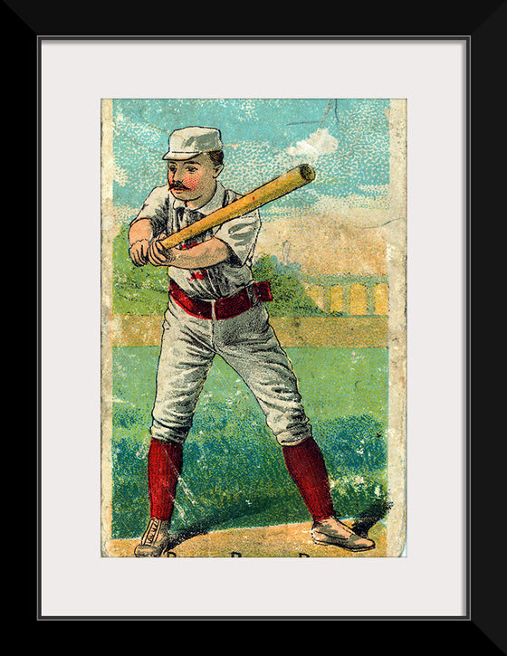 "Oyster Burns baseball card", D. Buchner & Company