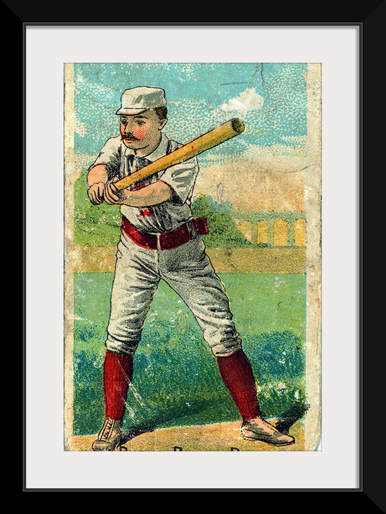 "Oyster Burns baseball card", D. Buchner & Company