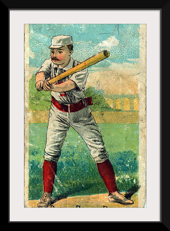 "Oyster Burns baseball card", D. Buchner & Company