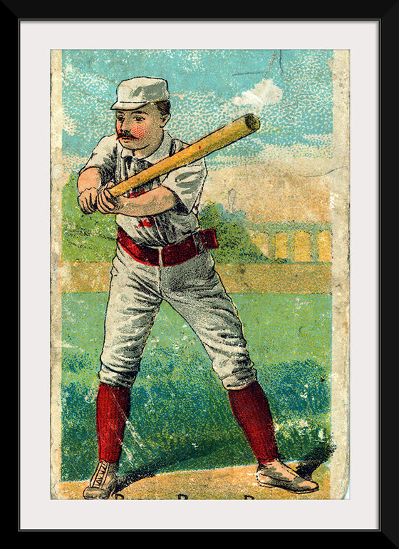 "Oyster Burns baseball card", D. Buchner & Company