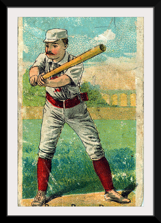 "Oyster Burns baseball card", D. Buchner & Company