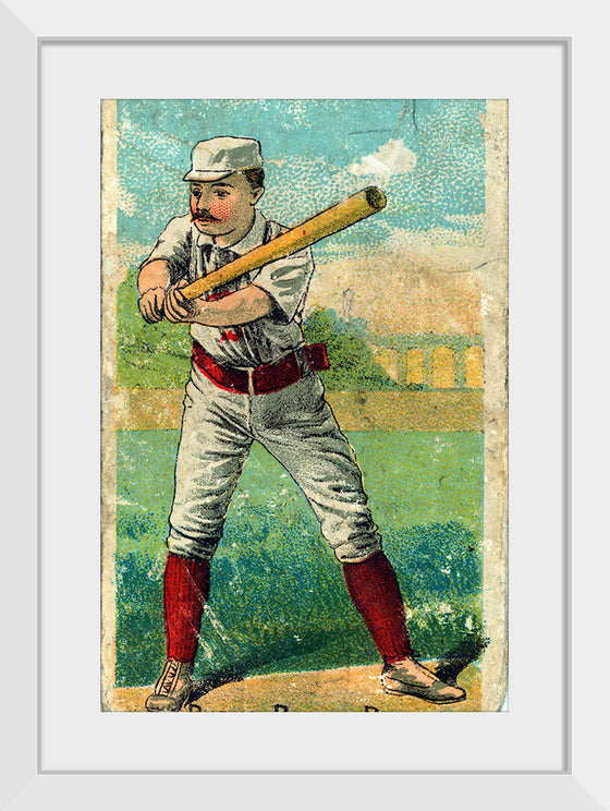 "Oyster Burns baseball card", D. Buchner & Company