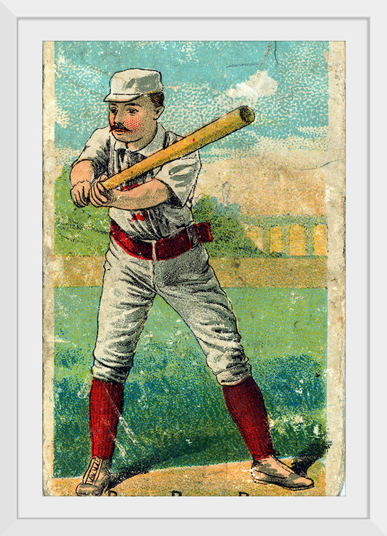 "Oyster Burns baseball card", D. Buchner & Company