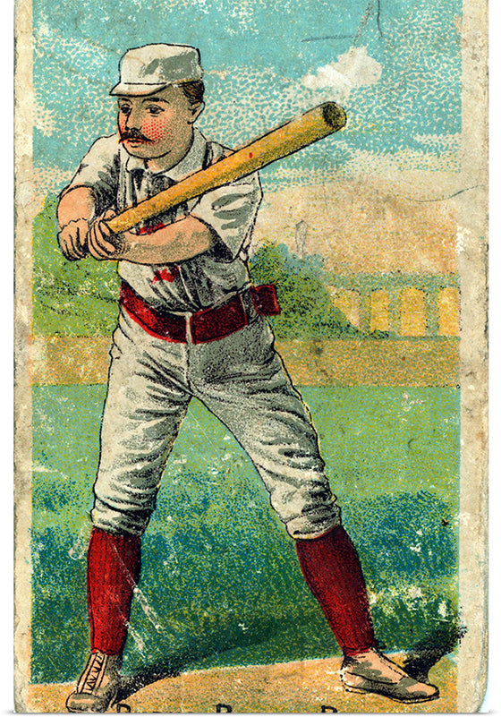 "Oyster Burns baseball card", D. Buchner & Company