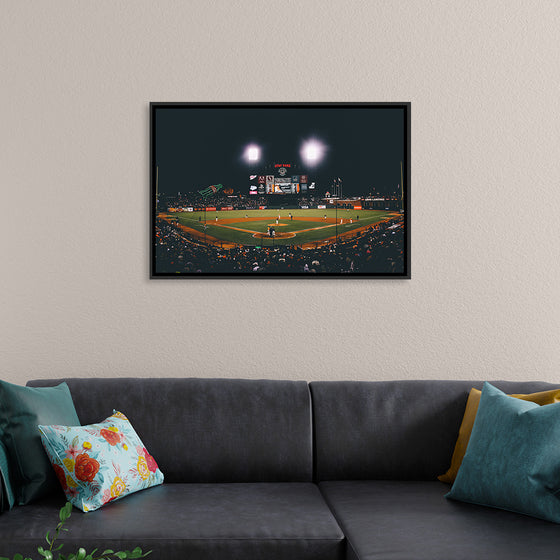 "Baseball Game at AT&T Park in San Francisco", Nick Jio