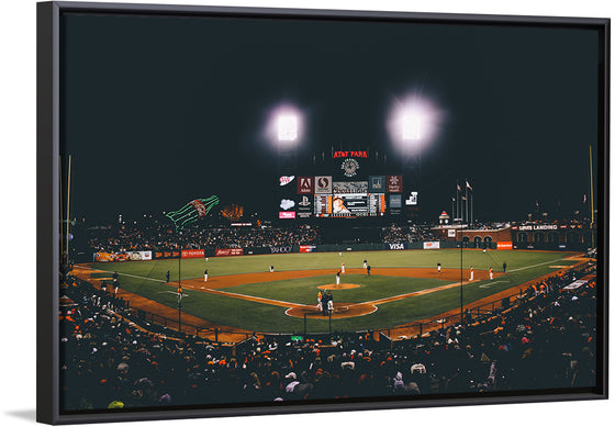 "Baseball Game at AT&T Park in San Francisco", Nick Jio