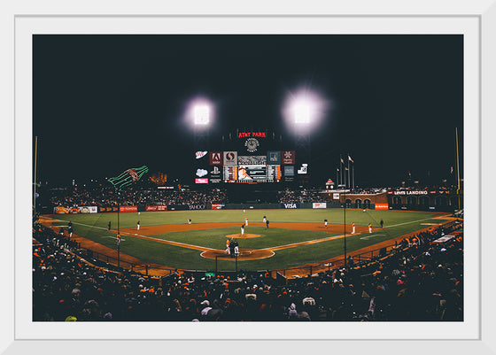 "Baseball Game at AT&T Park in San Francisco", Nick Jio