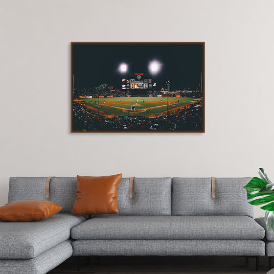 "Baseball Game at AT&T Park in San Francisco", Nick Jio