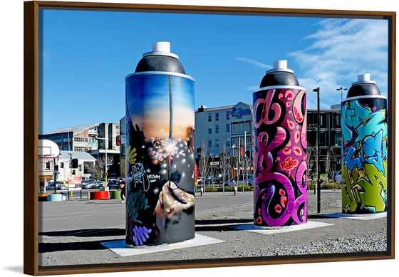 "Paint cans three", Bernard Spragg. NZ