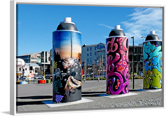 "Paint cans three", Bernard Spragg. NZ