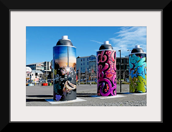 "Paint cans three", Bernard Spragg. NZ