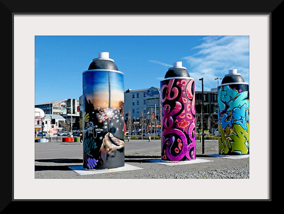 "Paint cans three", Bernard Spragg. NZ