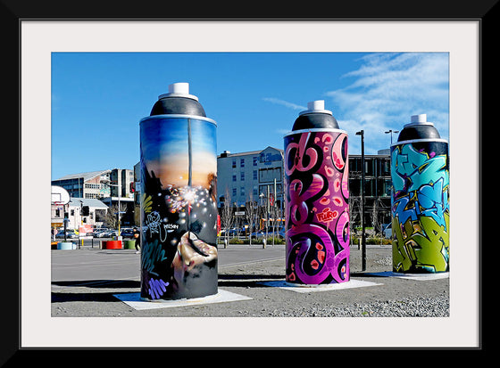 "Paint cans three", Bernard Spragg. NZ