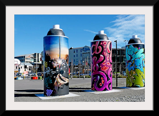 "Paint cans three", Bernard Spragg. NZ